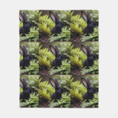 ブラックバニーのルシファー:いたずらの暗いバンドル フリースブランケット (正面)