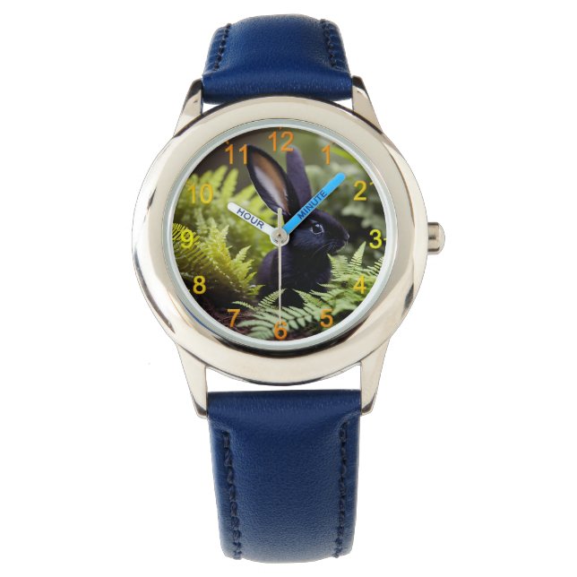 ブラックバニーのルシファー：いたずらの暗いバンドル 腕時計 (正面)