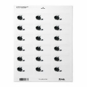 ブラックバニーバラ ラベル (フルシート)