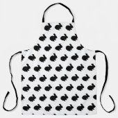 ブラックバニーラビット エプロン (正面)