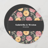 ブラックバラシックRSVPカード (正面/裏面)