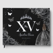 ブラックバラズフローラ蝶シルバーキンセアニラ ゲストブック (正面)