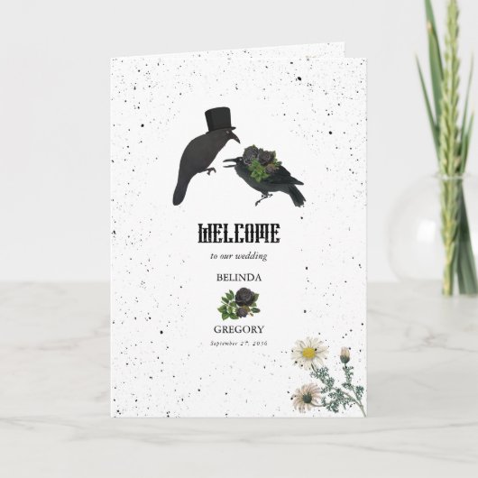 ブラックバラズ結婚クロースのサービスの順序 プログラム (正面)