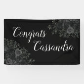 ブラックバラダークゴシック卒業パーティー 横断幕 (横)