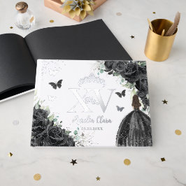 ブラックバラドレスチョウシルバーキンセニェラ ゲストブック