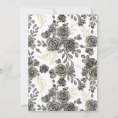 ブラックバラバブル&ブリュウズカップルシャワー 招待状 (裏面)