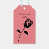 ブラックバラバレンタインフラワーサンダー_コーブ ギフトタグ (裏面)