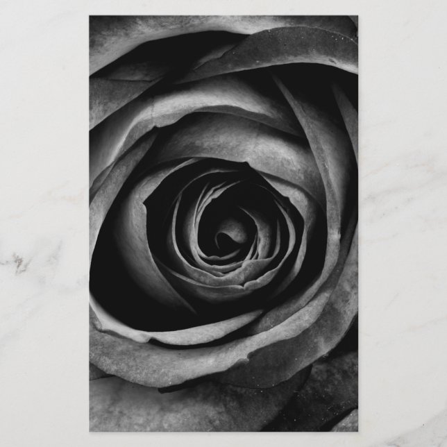 ブラックバラフラワーフローラ装飾ヴィンテージ (正面)