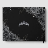 ブラックバラフローラガールドレスシルバーキンセアニラ ゲストブック (裏面)