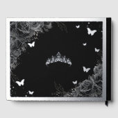 ブラックバラフローラキンセアニラクインズ15 XVシルバー ゲストブック (裏面)