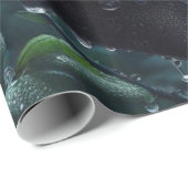 ブラックバラフローラ ラッピングペーパー (ロールコーナー)