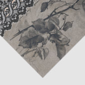 ブラックバラブラックレースハロウィーンティッシュペーパー 薄葉紙 (詳細)