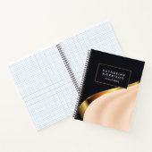 ブラックバラ金ゴールドとフォイル ノートブック (内部)