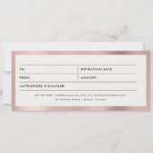 ブラックバラ金ゴールドギフト証明書券 (正面)