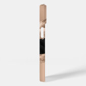 ブラックバラ金ゴールドグリッターシークイン Case-Mate iPhoneケース (裏面 / 右)