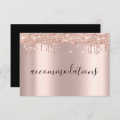 ブラックバラ金ゴールドグリッタードリップスアコモデーション エンクロージャーカード (正面/裏面)