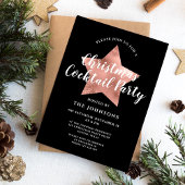 ブラックバラ金ゴールドスタークリスマスカクテルパーティー 招待状