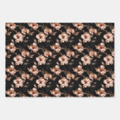 ブラックバラ金ゴールドタイガーフローラ ラッピングペーパーシート (正面2)