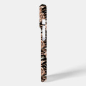 ブラックバラ金ゴールドタイガーフローラ Case-Mate iPhoneケース (裏面 / 左)