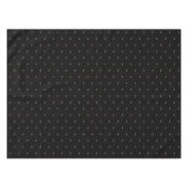 ブラックバラ金ゴールドティアラクラウンキンセアニェラ誕生日 テーブルクロス (正面(横))