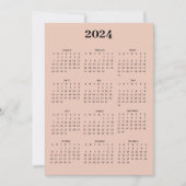 ブラックバラ金ゴールドホリディグリーティングカレンダーカード サンキューカード (正面)