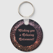 ブラックバラ金ゴールドリラックスのご希望 キーホルダー (裏面)