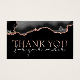 ブラックバラ金ゴールド感謝していアガート割引カード