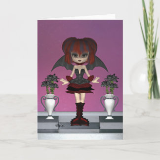 「ブラックバラ」グリーティングカード カード