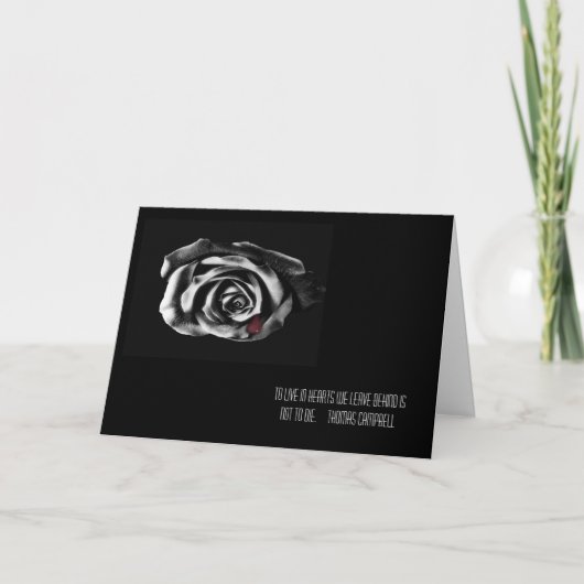 ブラックバラ・コンパシー カード (正面)