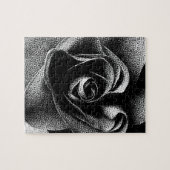 ブラックバラ ジグソーパズル (横)