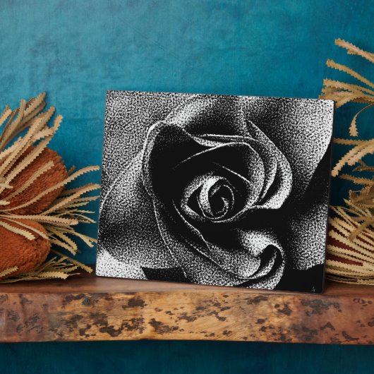 ブラックバラ フォトプラーク (側面)