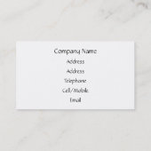 ブラックバラ 名刺 (裏面)