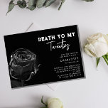 ブラックバラ「Death to My 20 s」 30th Birthday 招待状<br><div class="desc">ブラックバラ「Death to My 20 s」 30th Birthday招待状</div>