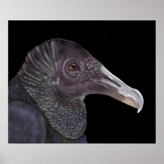 ブラックバルチャーイラストレーション ポスター (正面)