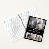 ブラックバルーンウィスク写真ファミリーレシピ ノートブック (内部)