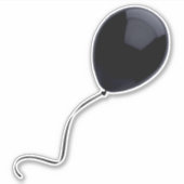 ブラックバルーンシール シール (正面)