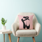 ブラックバレエのポインテシューズ クッション (椅子)