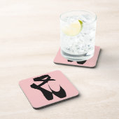 ブラックバレエのポインテシューズ コースター (右側)