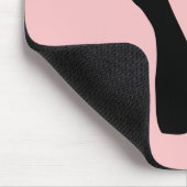 ブラックバレエのポインテシューズ マウスパッド (コーナー)