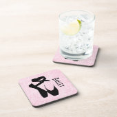 ブラックバレエシューズアンポインテ コースター (右側)