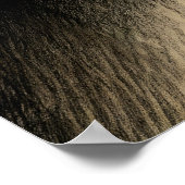 ブラックバレリナダンサーパステルスケッチ ポスター (角)