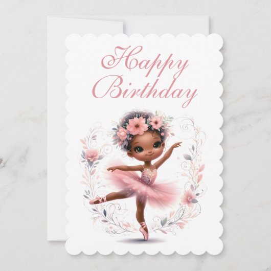 ブラックバレリーナハッピーバースデー (正面)