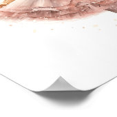 ブラックバレリーナ、ピンクツツ、ピンクフラワーバレッタ ポスター (角)