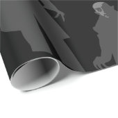 ブラックバンパイアnosferatuスプオックブラック ラッピングペーパー (ロールコーナー)