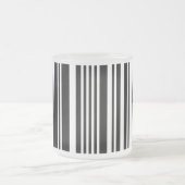 ブラックバーコードフロストグラス マグ (中央)