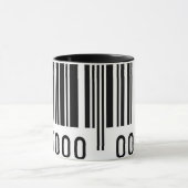 ブラックバーコード セラミックマグ マグカップ (中央)
