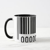 ブラックバーコード セラミックマグ マグカップ (左)