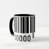 ブラックバーコード セラミックマグ マグカップ (正面左)