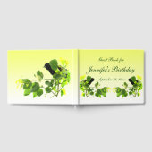 ブラックバーズイエローバースデーパーティーゲストブック ゲストブック (全面)