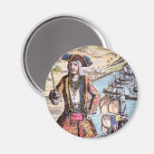 ブラックバートカラーポートレート マグネット (正面/裏面)